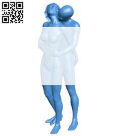 Couple man and women B007633 file stl free download 3D Model for CNC and 3d printer