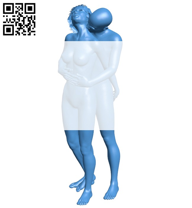 Couple man and women B007633 file stl free download 3D Model for CNC and 3d printer