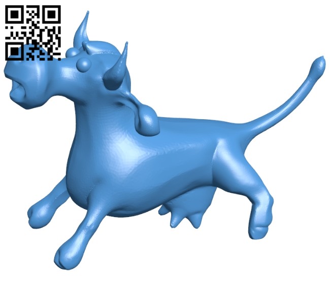 Cow sneeze B007634 file stl free download 3D Model for CNC and 3d printer