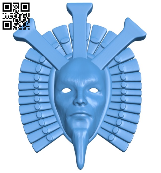 Dagoth Ur mask B007942 file stl free download 3D Model for CNC and 3d printer