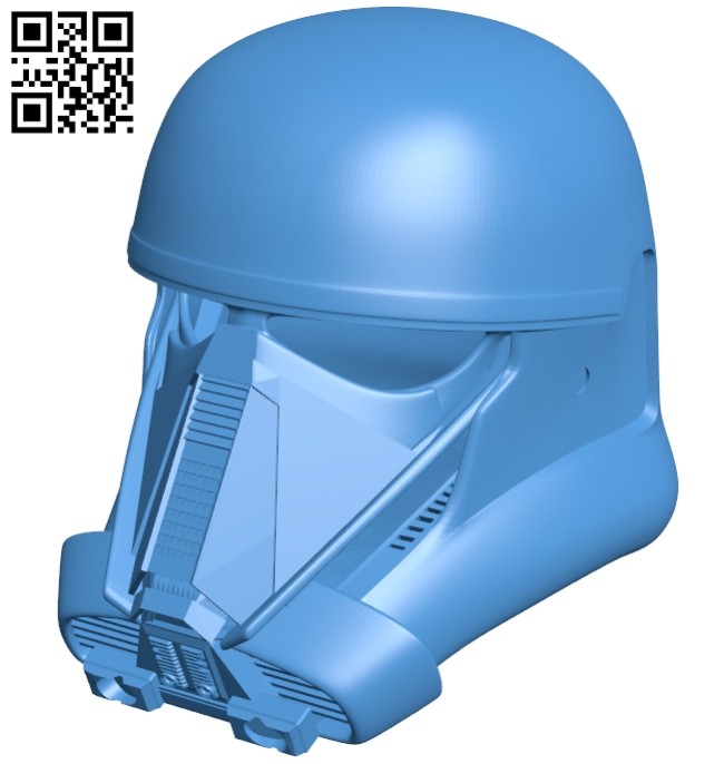 Death trooper helmet B007855 file stl free download 3D Model for CNC and 3d printer