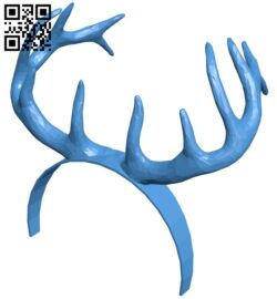 Deer-horn hair pins B007914 file stl free download 3D Model for CNC and 3d printer