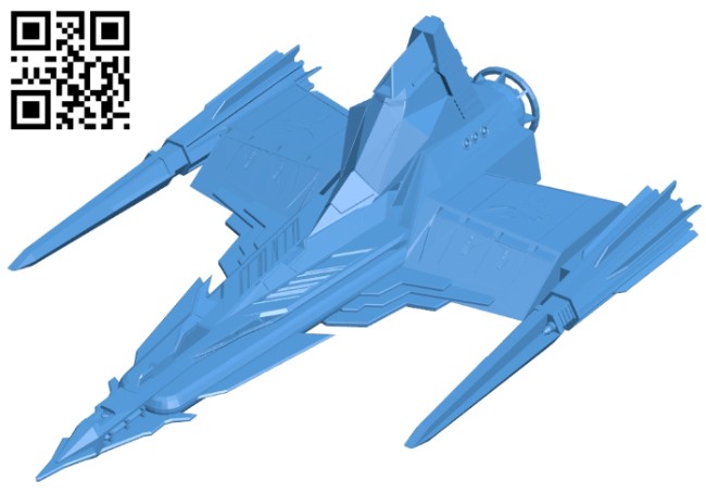 Draconian marauder ship B007852 file stl free download 3D Model for CNC and 3d printer