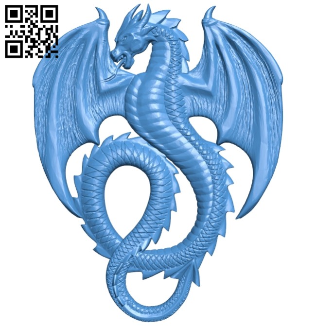 Dragon A005115 download free stl files 3d model for CNC wood carving