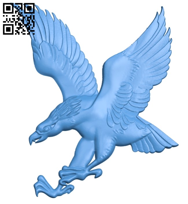 Eagle A005011 download free stl files 3d model for CNC wood carving