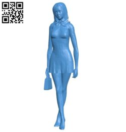 Miss Elegant beauty B007847 file stl free download 3D Model for CNC and 3d printer