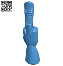 Finger – hand B007772 file stl free download 3D Model for CNC and 3d printer