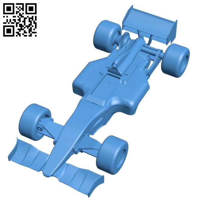 Formula 1 car B007967 file stl free download 3D Model for CNC and 3d printer