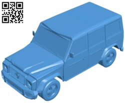 Gelandewagen car B007779 file stl free download 3D Model for CNC and 3d printer