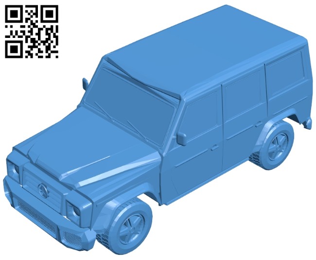 Gelandewagen car B007779 file stl free download 3D Model for CNC and 3d printer