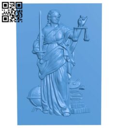God of justice picture A005173 download free stl files 3d model for CNC wood carving