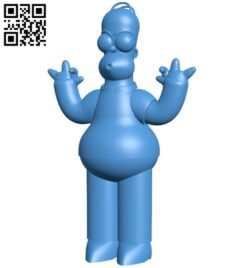 Happy homer B007916 file stl free download 3D Model for CNC and 3d printer