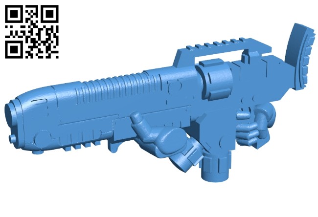 Hellblaster gun B007789 file stl free download 3D Model for CNC and 3d printer