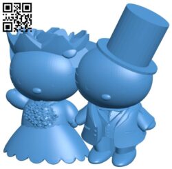 Hello kitty B007790 file stl free download 3D Model for CNC and 3d printer