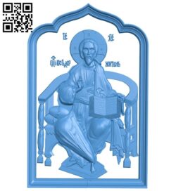 Icon Pantocrator A005186 download free stl files 3d model for CNC wood carving