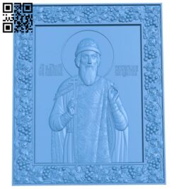 Icon Saint Vladimir A005205 download free stl files 3d model for CNC wood carving