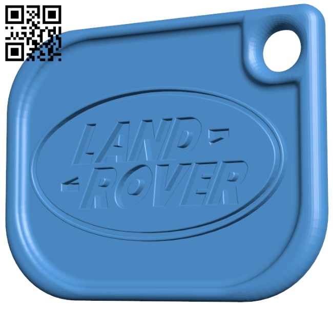 Land rover - card keychain B007817 file stl free download 3D Model for CNC and 3d printer