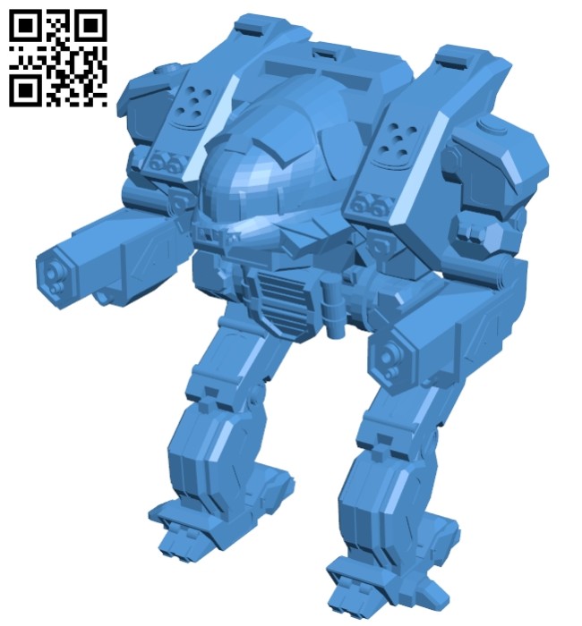 Linebacker robot B007827 file stl free download 3D Model for CNC and 3d printer