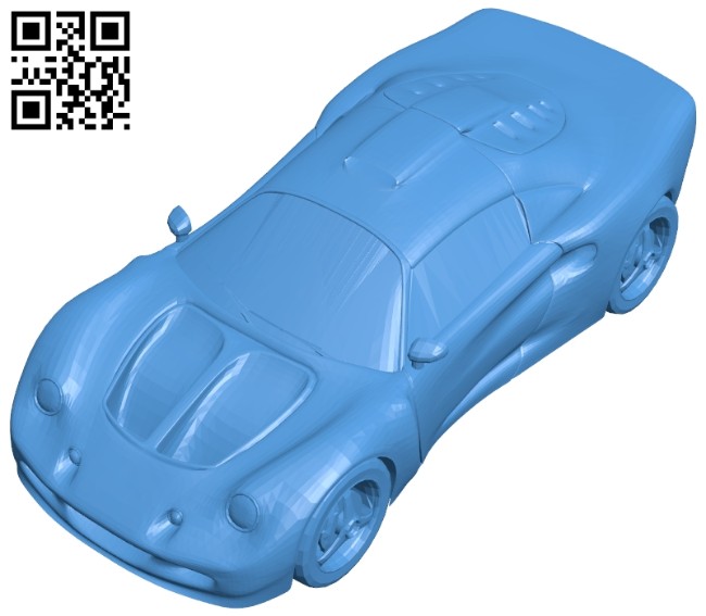 Lotus elise exige car B007949 file stl free download 3D Model for CNC and 3d printer
