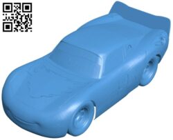 Mcqueen Car B007683 file stl free download 3D Model for CNC and 3d printer