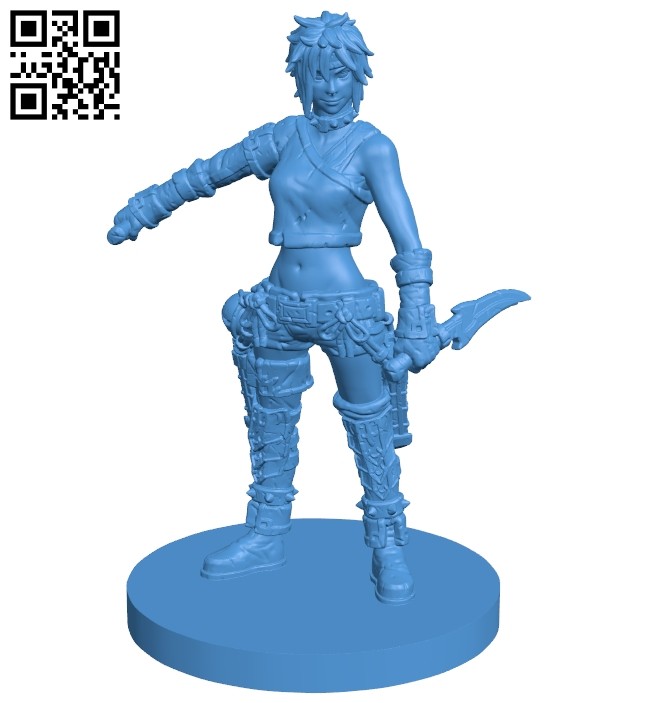 Miss Steampunk Adventure B007955 file stl free download 3D Model for CNC and 3d printer
