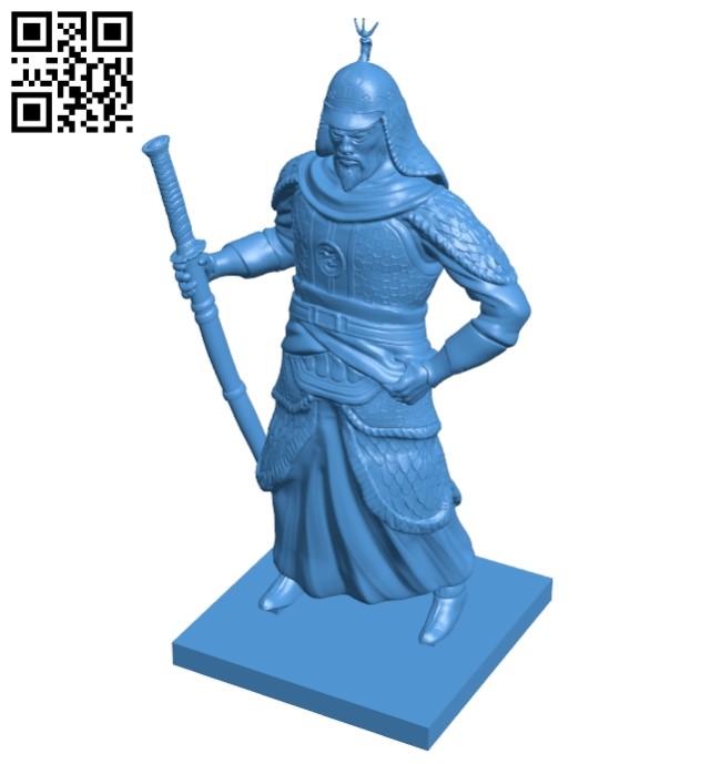 Mr Yi Sun Sino Japanese warrior B007904 file stl free download 3D Model for CNC and 3d printer