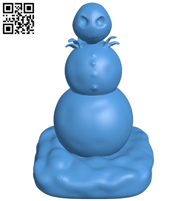 Nightmare snowman B007915 file stl free download 3D Model for CNC and 3d printer