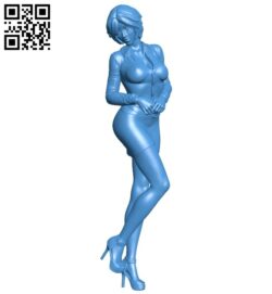 Office lady women B007658 file stl free download 3D Model for CNC and 3d printer