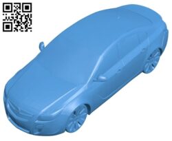 Opel Insignia car B007659 file stl free download 3D Model for CNC and 3d printer