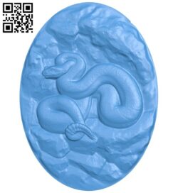 Oval snake picture A005039 download free stl files 3d model for CNC wood carving