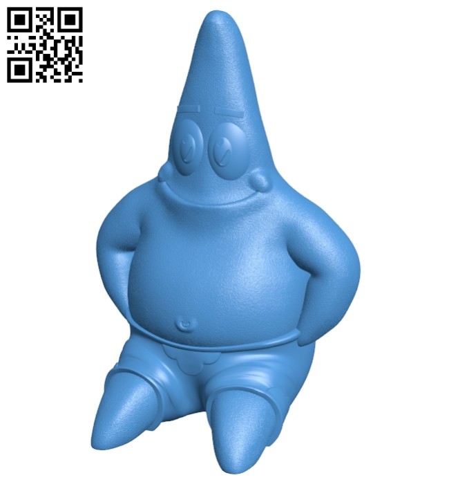 Patrick B007920 file stl free download 3D Model for CNC and 3d printer