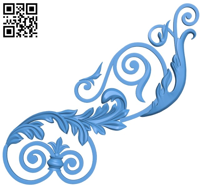 Pattern decor design A005183 download free stl files 3d model for CNC wood carving