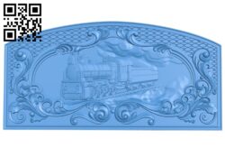 Pattern of train shaped doors A005109 download free stl files 3d model for CNC wood carving