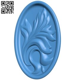 Pattern oval A005228 download free stl files 3d model for CNC wood carving