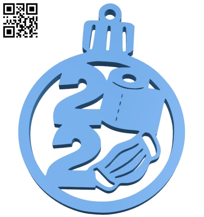 Pendant 2020 B008029 file stl free download 3D Model for CNC and 3d printer