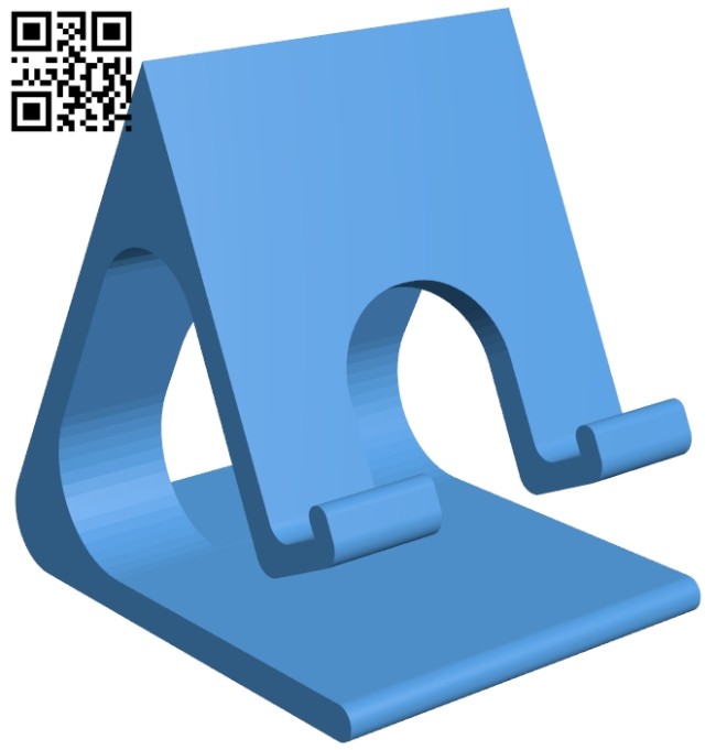 Phone Stand B007675 file stl free download 3D Model for CNC and 3d printer
