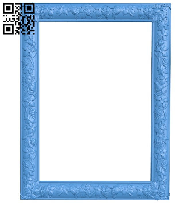 Picture frame or mirror A005032 download free stl files 3d model for CNC wood carving