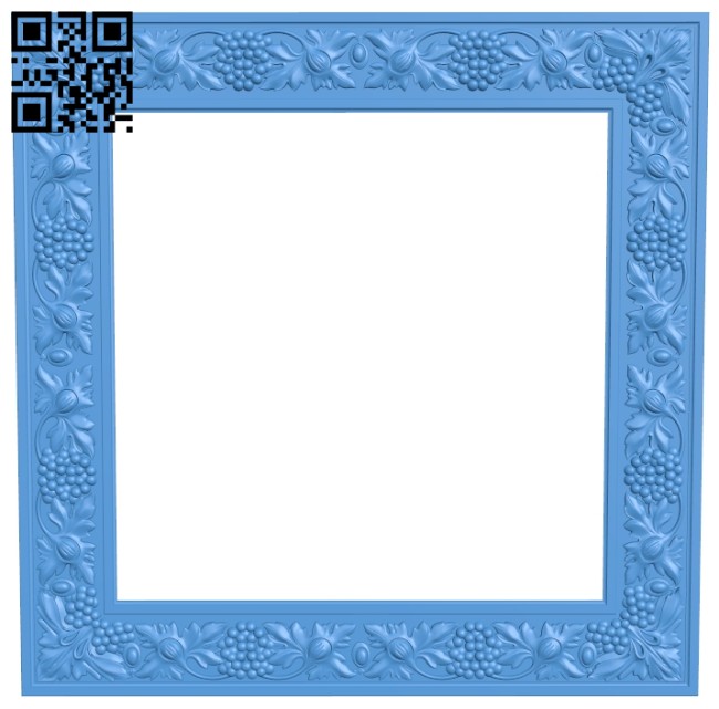 Picture frame or mirror A005033 download free stl files 3d model for CNC wood carving