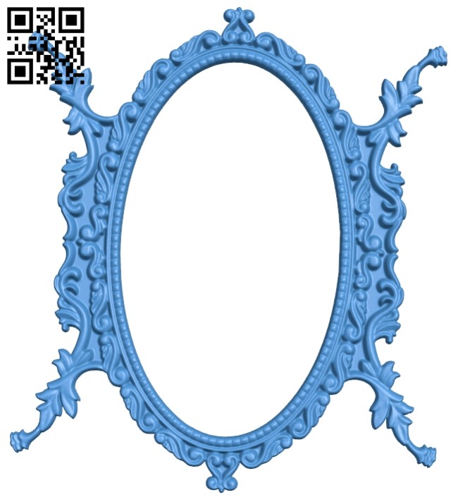 Picture frame or mirror A005035 download free stl files 3d model for CNC wood carving