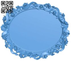 Picture frame or mirror A005068 download free stl files 3d model for CNC wood carving