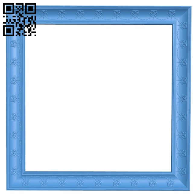 Picture frame or mirror A005153 download free stl files 3d model for CNC wood carving