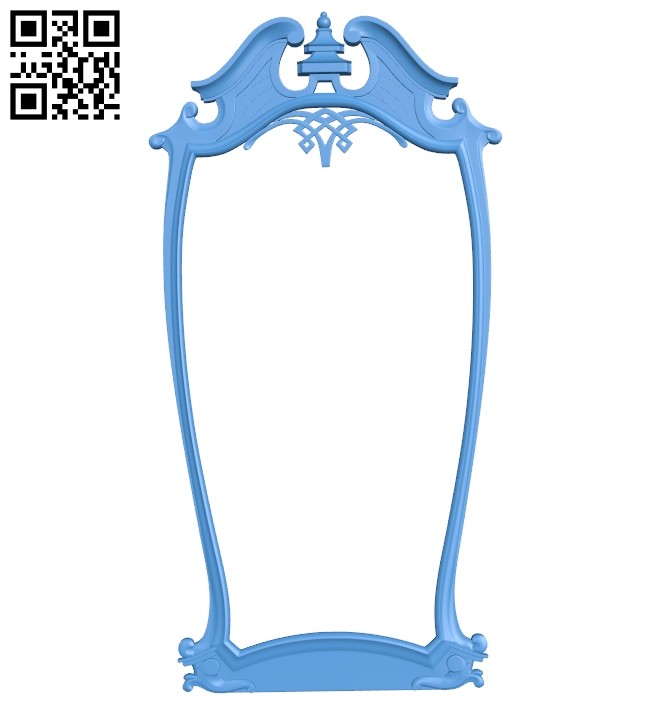 Picture frame or mirror A005156 download free stl files 3d model for CNC wood carving
