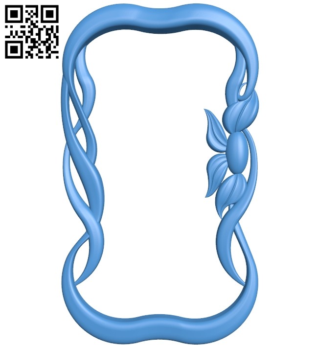 Picture frame or mirror A005176 download free stl files 3d model for CNC wood carving