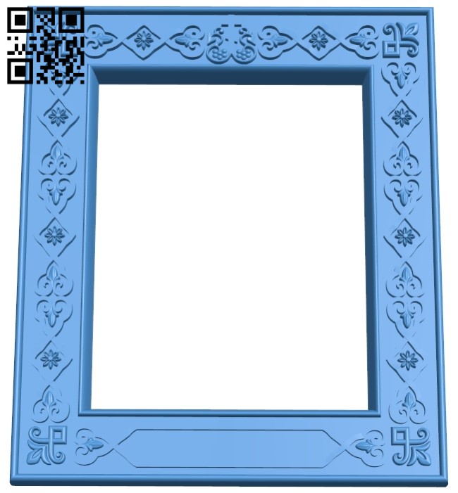 Picture frame or mirror A005179 download free stl files 3d model for CNC wood carving