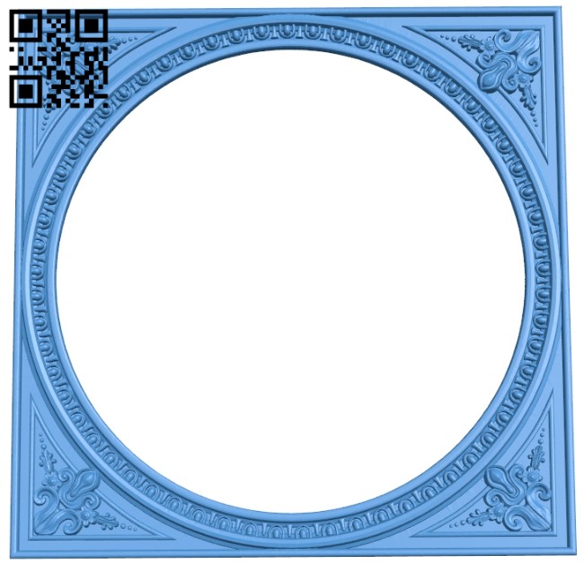 Picture frame or mirror A005197 download free stl files 3d model for CNC wood carving