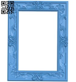 Picture frame or mirror A005221 download free stl files 3d model for CNC wood carving