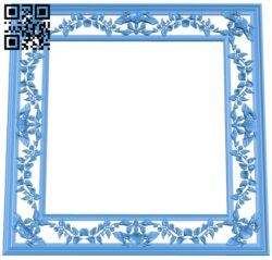 Picture frame or mirror A005222 download free stl files 3d model for CNC wood carving