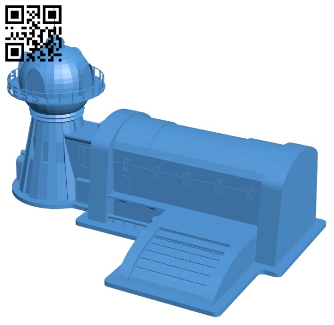 Planet Express - house B007657 file stl free download 3D Model for CNC and 3d printer