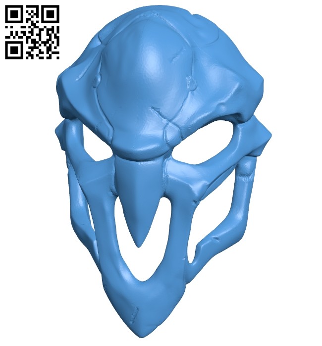 Reaper mask B007994 file stl free download 3D Model for CNC and 3d printer