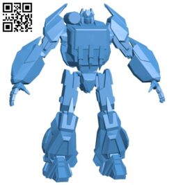 Robot sound wave B007882 file stl free download 3D Model for CNC and 3d printer